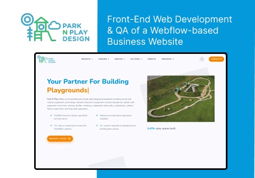 Custom Software Development Package Example: Webflow Custom Development