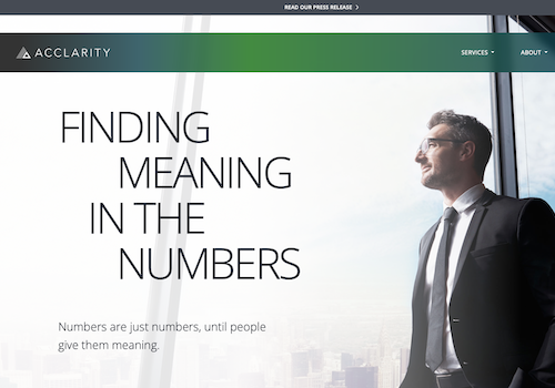 Web Design Package Example: Web Design & Development For Accounting & Finance