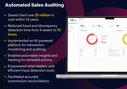 UX/UI Design Package Example: Automated Sales Auditing