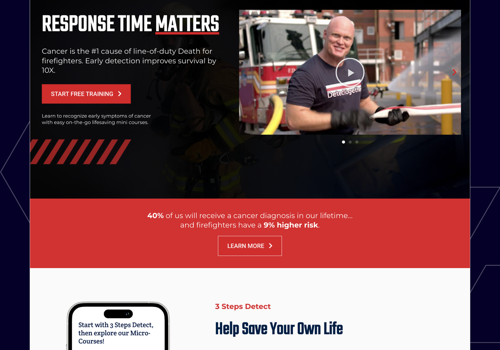 Web Design Package Example: Landing Page Design and Development