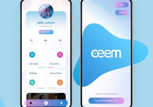Mobile App Development Package Example: CEEM Mobile App Development