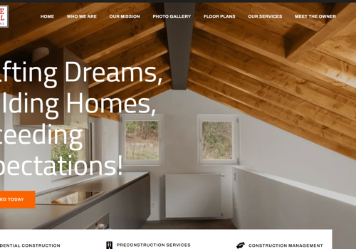 Web Development Package Example: Building Contractor