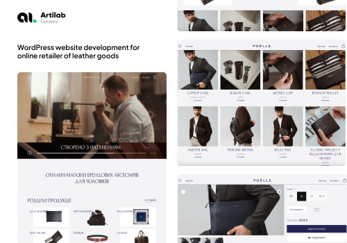 Web Development Package Example: WordPress website development for online retailer