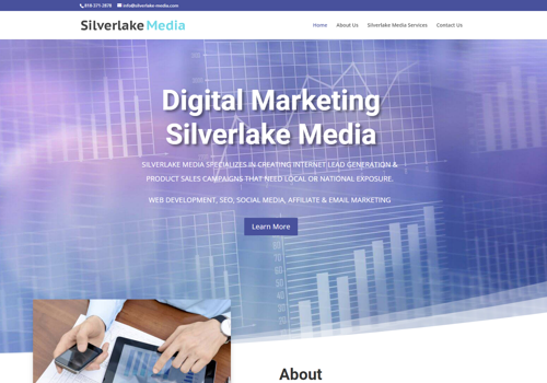 Web Design Package Example: Silverlake Media