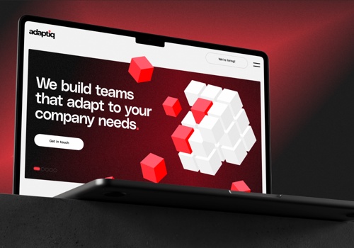 Web Development Package Example: Adaptiq — International IT company