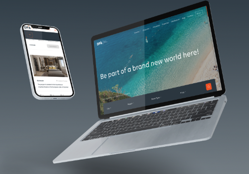 Web Design Package Example: DPA Real Estate / Concept Web Design