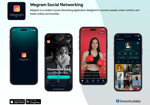 Custom Software Development Package Example: Wegram - Social Networking Application