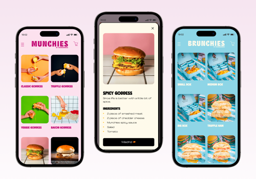 Search Engine Optimization Package Example: Custom website for Burger restaurant