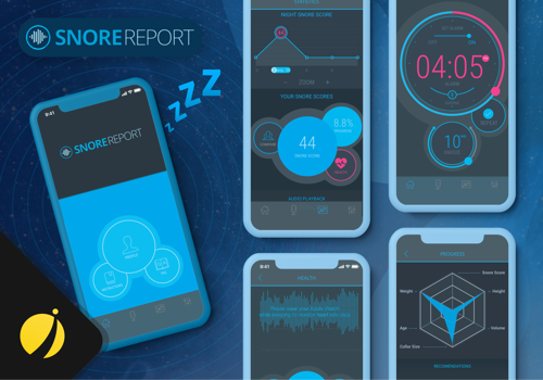 Mobile App Development Package Example: Snore Report - Snore Detector tool for Doctors