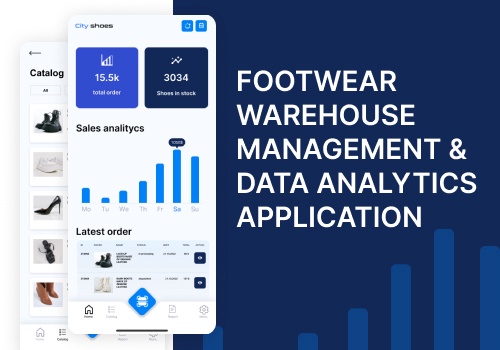 Web Design Package Example: Footwear Warehouse Management & Data Analytics App