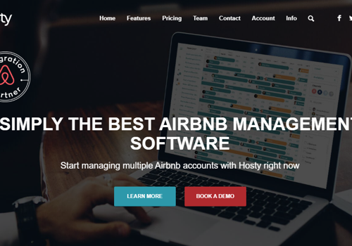 Pay Per Click Package Example: Hostyapp.com - Airbnb property management software