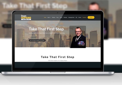 Email Marketing Package Example: Web+Digital: Calgary Mayoral Campaign Marketing