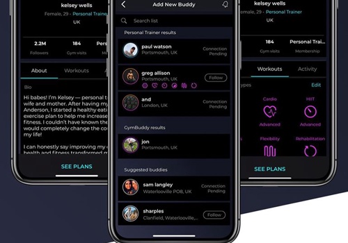 Mobile App Development Package Example: GymBuddy