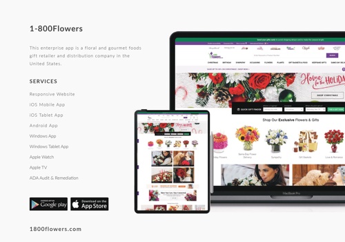 Web Development Package Example: 1-800-Flowers.com, Inc