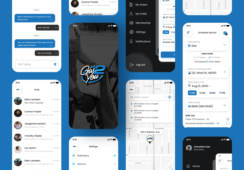 Mobile App Development Package Example: On-Demand Fuel & Car Service App