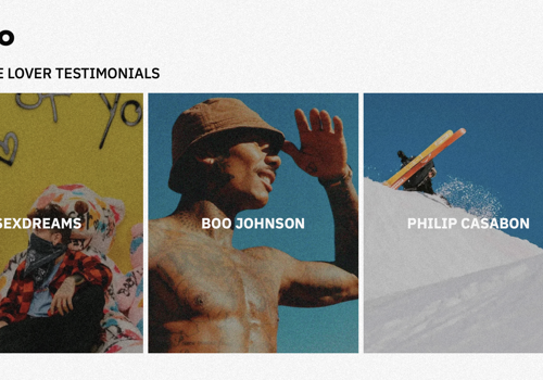 Web Design Package Example: A Community of real life lovers