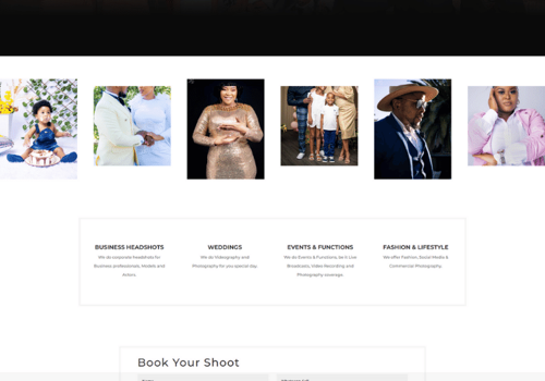 Web Design Package Example: Leeka Media - Web Design Project