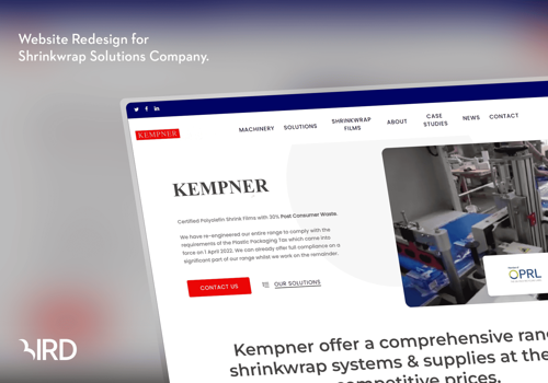 Search Engine Optimization Package Example: Kempner Website Design - Graphic Design and SEO
