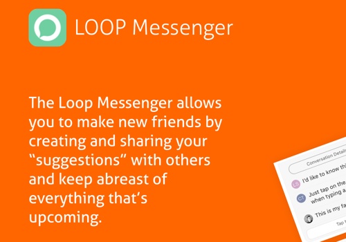 Mobile App Development Package Example: LOOP Messenger