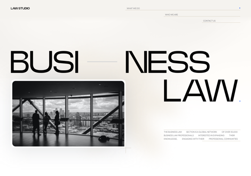 Web Design Package Example: Law Studio Website