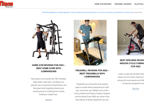 Public Relations Package Example: Success Story:  Top Fitness Magazine