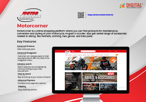 E-Commerce Development Package Example: Motorcorner Website