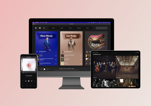 Mobile App Development Package Example: Luxe Radio - A radio, music streaming, and podcast