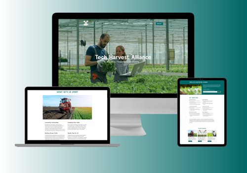 Web Development Package Example: Tech Harvest Alliance