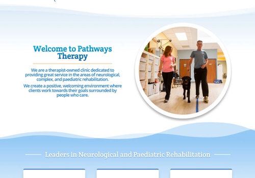 Web Design Package Example: Pathways Therapy WordPress Website