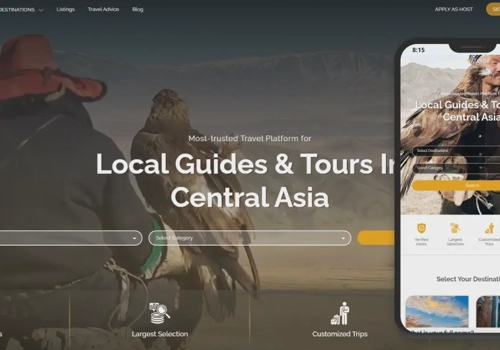 Web Design Package Example: Local Guides & Tours In Central Asia
