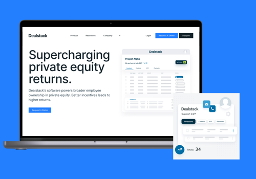 UX/UI Design Package Example: Webflow Development For The Investment Product