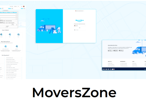 Custom Software Development Package Example: MoversZone Web App
