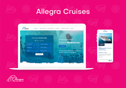 Web Development Package Example: Allegra Cruises