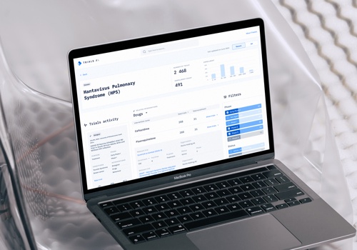 Product Design Package Example: Launching the clinical trials update tool