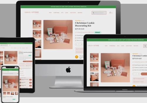 Web Design Package Example: Enhancing Visual Appeal for an E-commerce site