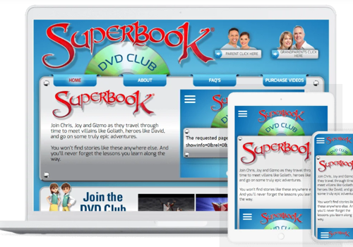 Web Development Package Example: Superbook - Drupal Website Development