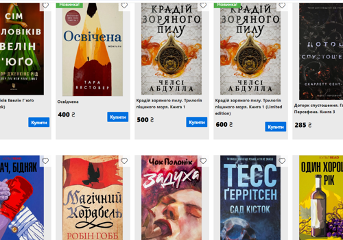 Pay Per Click Package Example: Facebook Ads for a Ukrainian Online Bookstore