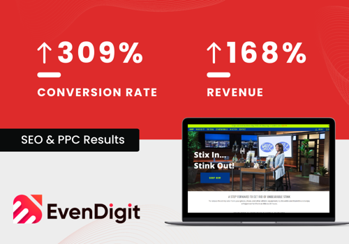 Search Engine Optimization Package Example: 309% Surge in Conversion Rate and 168% in Revenue