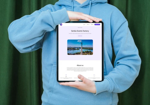 Web Development Package Example: Serbia Events Factory