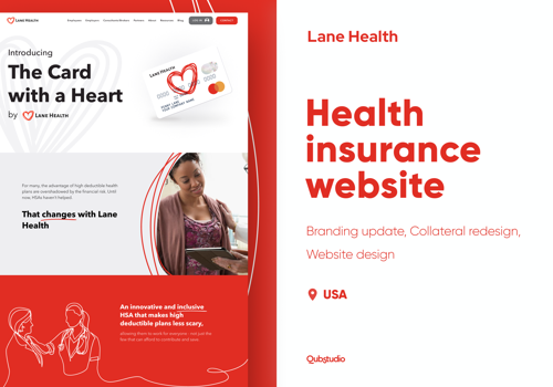 Web Design Package Example: Lane Health