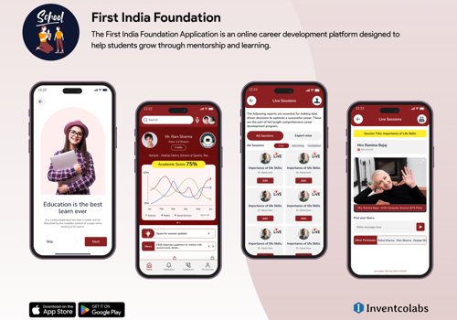 Mobile App Development Package Example: First India Foundation Application