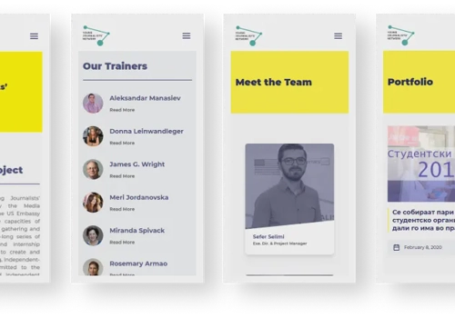 UX/UI Design Package Example: News Website