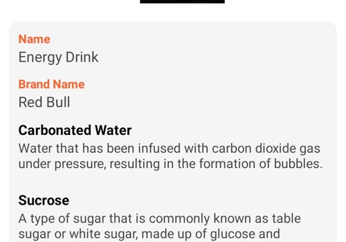 Mobile App Development Package Example: FoodScanSAAS