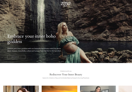 E-Commerce Development Package Example: ZeBu Be You (Shopify Store Development)