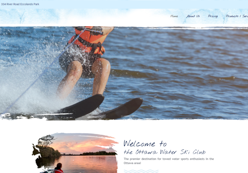 Social Media Marketing Package Example: Ottawa Water Ski Club (Client)