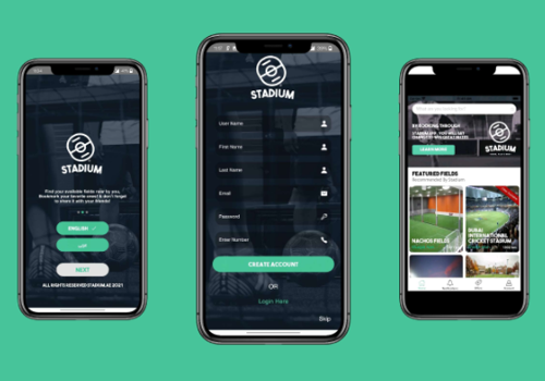 Mobile App Development Package Example: Stadium AE - The Platform for Fields Owners