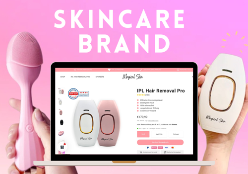 Web Development Package Example: Beauty Brand Website Redesign to 245% CRO ROAS LTV