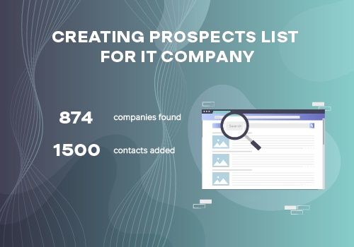 Sales Outsourcing Package Example: Creating prospects list for IT Company
