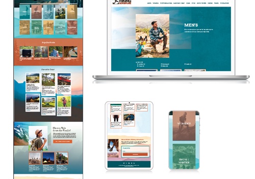 Web Design Package Example: The Hiking Adventure Website Design