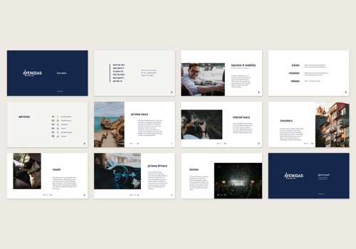 Branding Package Example: Avenidas - Tours & Transfers